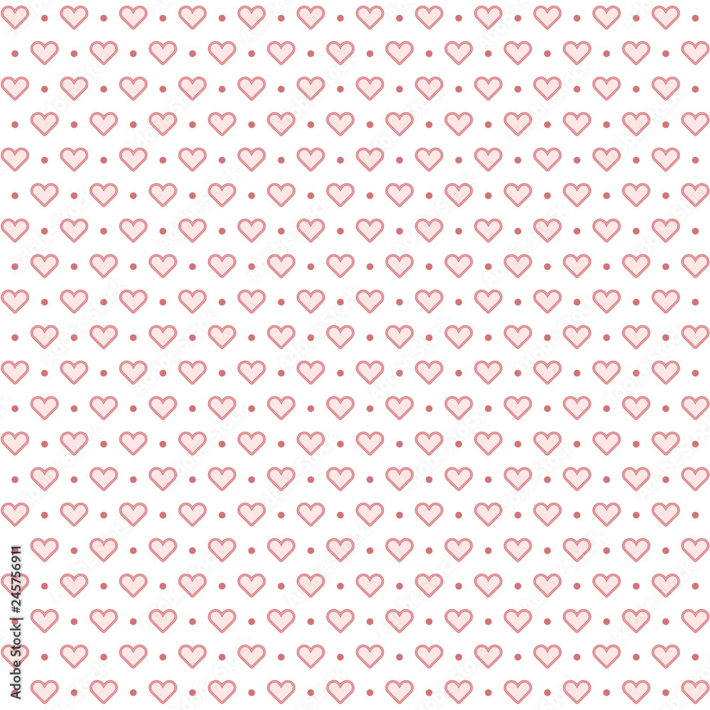 seamless loving hearts valentine background