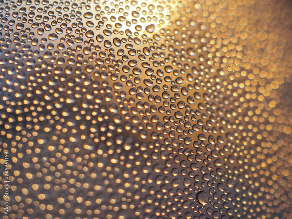 Water drops on the glass For design, textures and backgrounds. Water drops on the glass For design, textures and backgrounds.