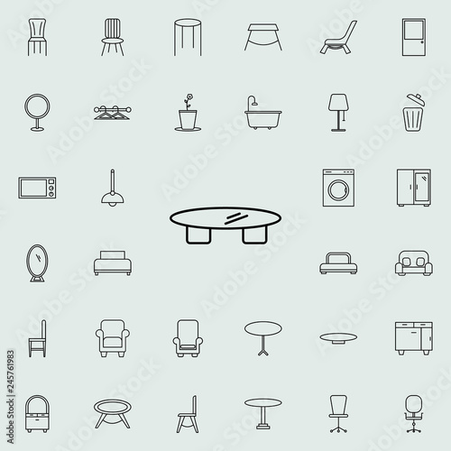 bed glyph icon. Furniture icons universal set for web and mobile