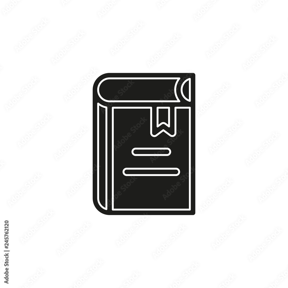 Simple Book Vector Icon Simple Book Vector Icon