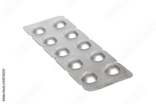 Tablets in foil blister pack