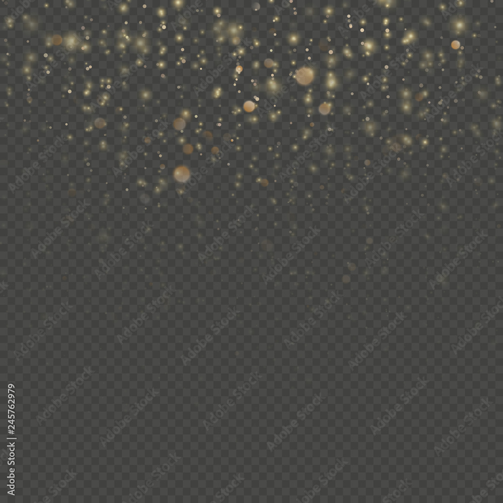 Fashion strass drops with shiny sequins. Sparkling of shimmering light blurs. Christmas and New Year effect. Gold particles lines rain. Overlay transparent glitter threads of curtain backdrop. EPS 10 Fashion strass drops with shiny sequins. Sparkling of shimmering light blurs. Christmas and New Year effect. Gold particles lines rain. Overlay transparent glitter threads of curtain backdrop. EPS 10