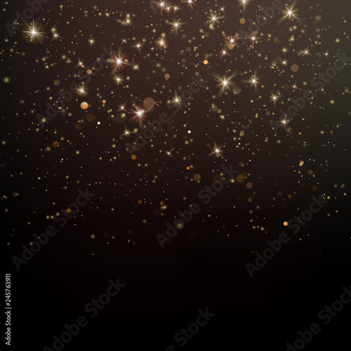 Luxury greeting rich card. Star dust light background. EPS 10