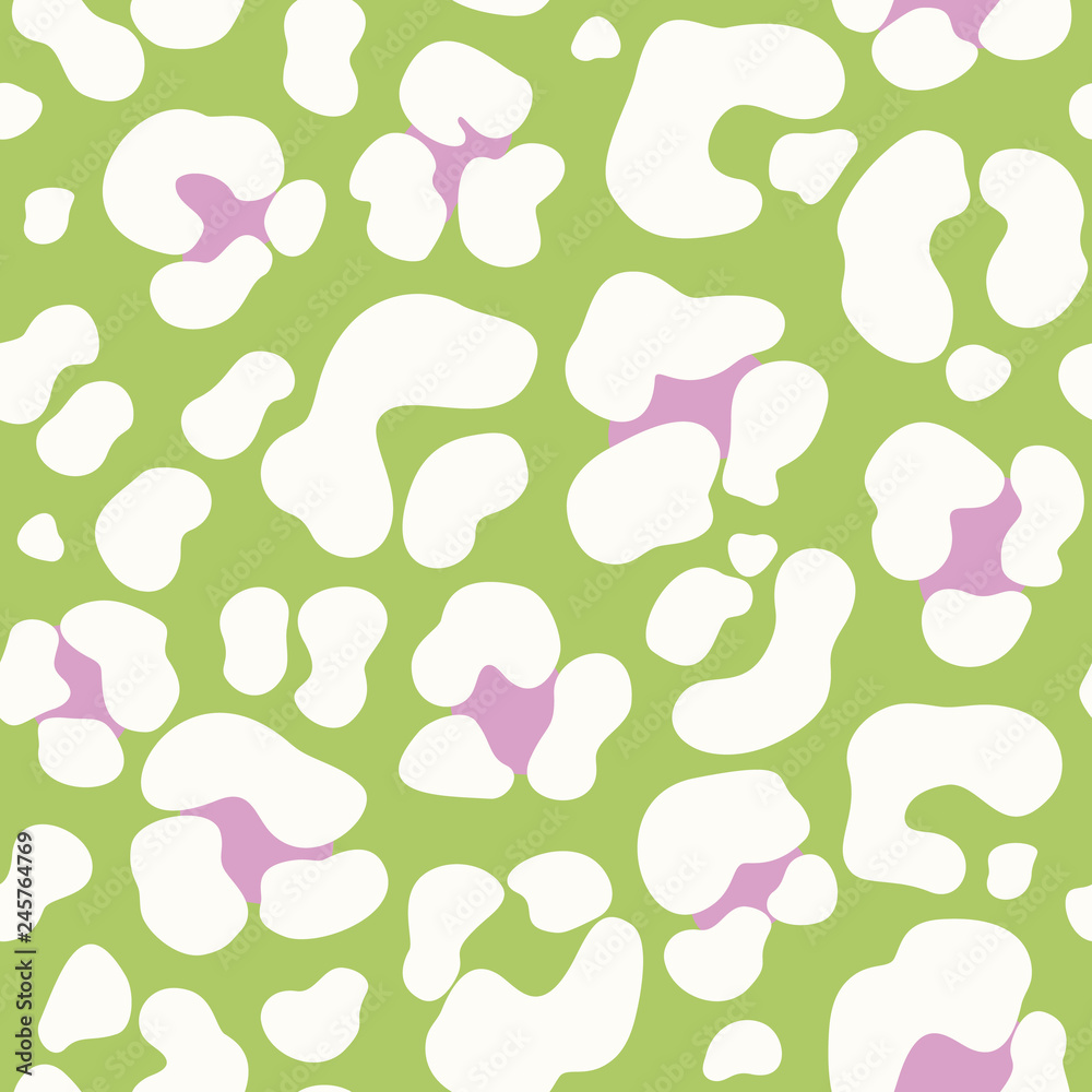 Abstract Hand-drawn Animal Leopard Skin Vector Seamless Pattern. Organic Fragments. Whimsical Spots Texture. Abstract Hand-drawn Animal Leopard Skin Vector Seamless Pattern. Organic Fragments. Whimsical Spots Texture.