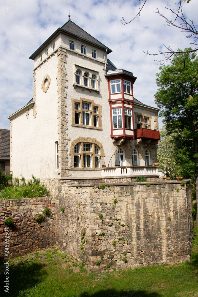 Bürgerhaus an der Marienmauer in Naumburg an der Saale, Sachsen-Anhalt, Deutschland