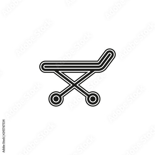vector patient treatment - hospital icon, health therapy symbol - medical icon