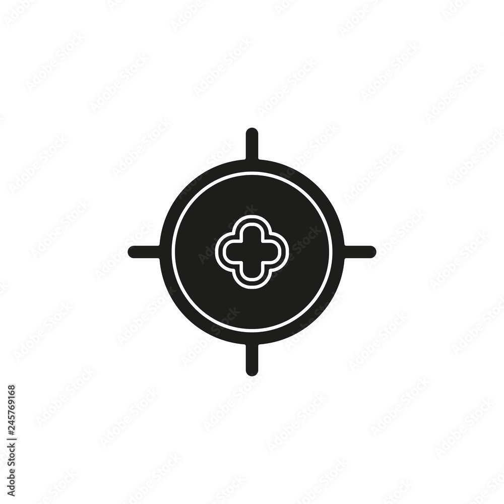 target goal icon, target focus arrow, marketing aim, sniper target goal icon, target focus arrow, marketing aim, sniper