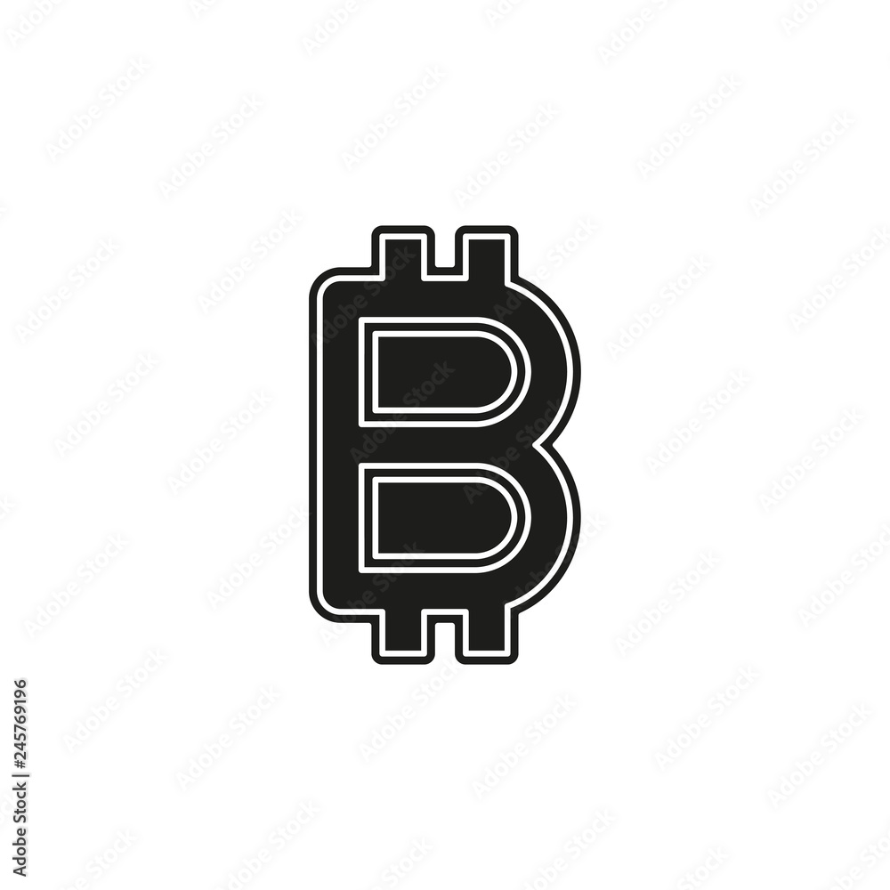 bitcoin illustration isolated, money symbol - vector bitcoin, cash payment bitcoin illustration isolated, money symbol - vector bitcoin, cash payment