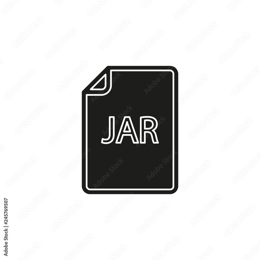 download JAR document icon - vector file format symbol download JAR document icon - vector file format symbol