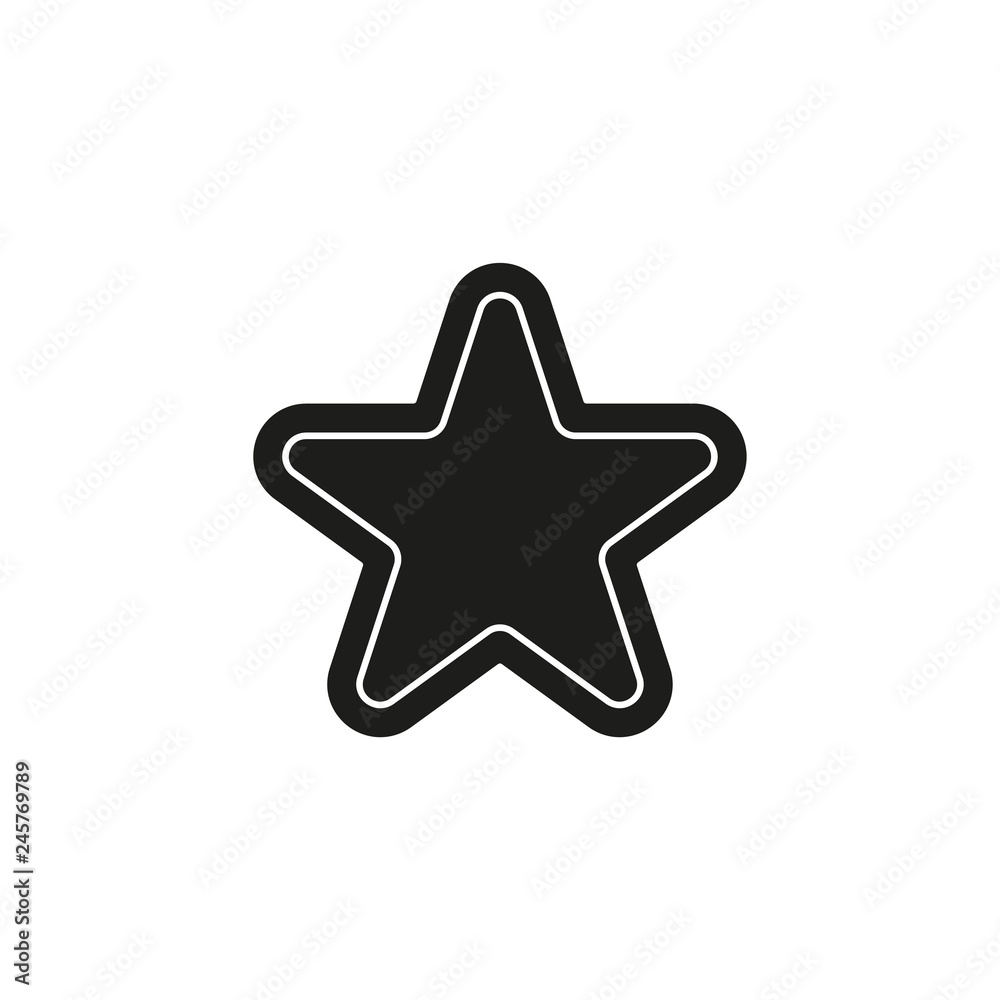vector star symbol, rating or award shape, success icon vector star symbol, rating or award shape, success icon