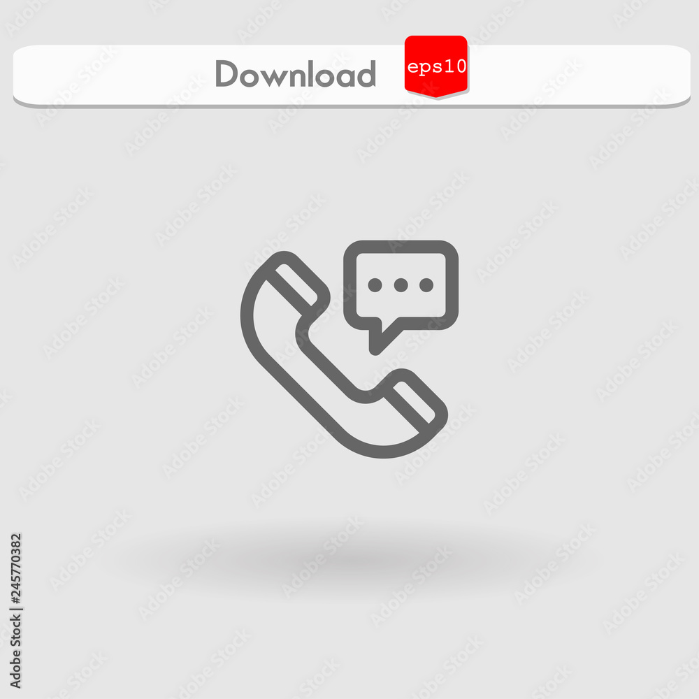 telephone vector icon telephone vector icon