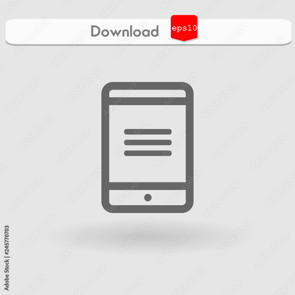 smartphone vector icon smartphone vector icon