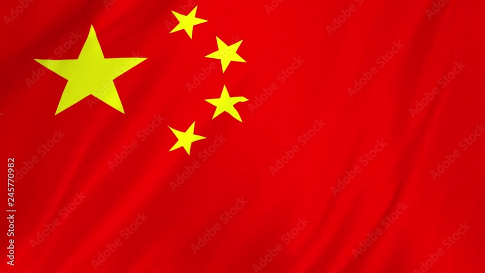 China flag samless animation 2 in 1 China flag samless animation 2 in 1