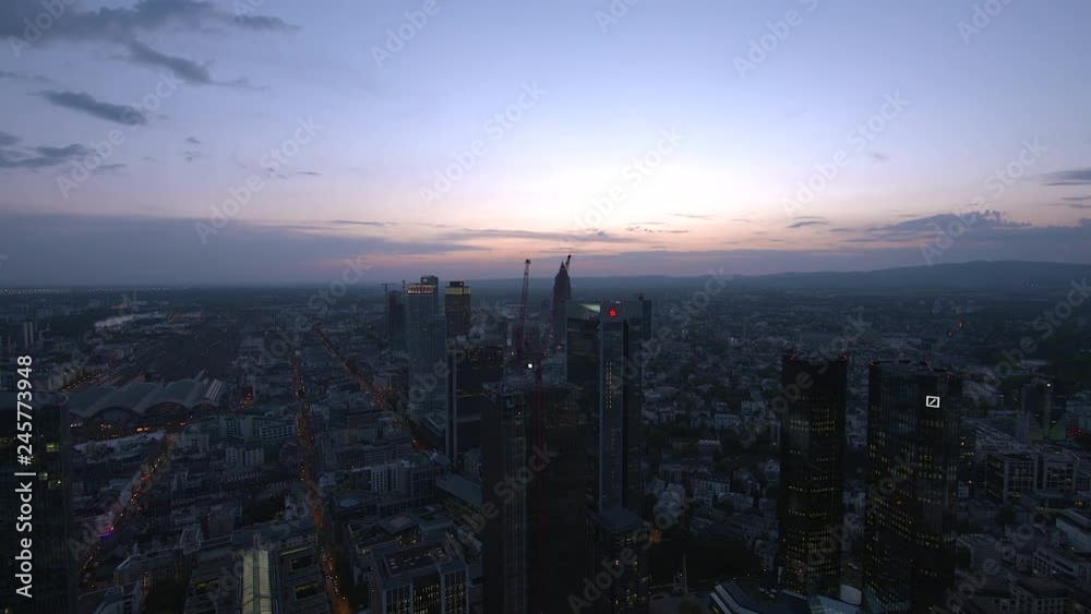 Frankfurt at dusk - Time Lapse Frankfurt at dusk - Time Lapse
