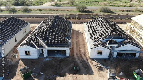 Home construction site