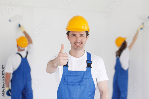 Workman gives thumbs up