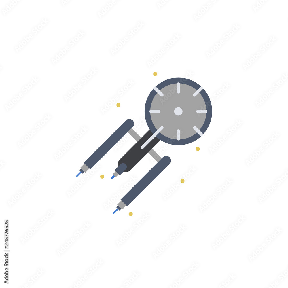 Space ship, science fiction colored icon. Element of space illustration. Signs and symbols icon can be used for web, logo, mobile app, UI, UX Space ship, science fiction colored icon. Element of space illustration. Signs and symbols icon can be used for web, logo, mobile app, UI, UX