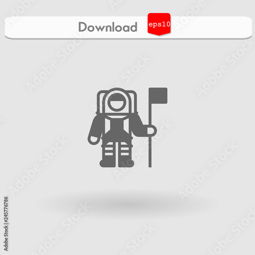 astronaut vector icon