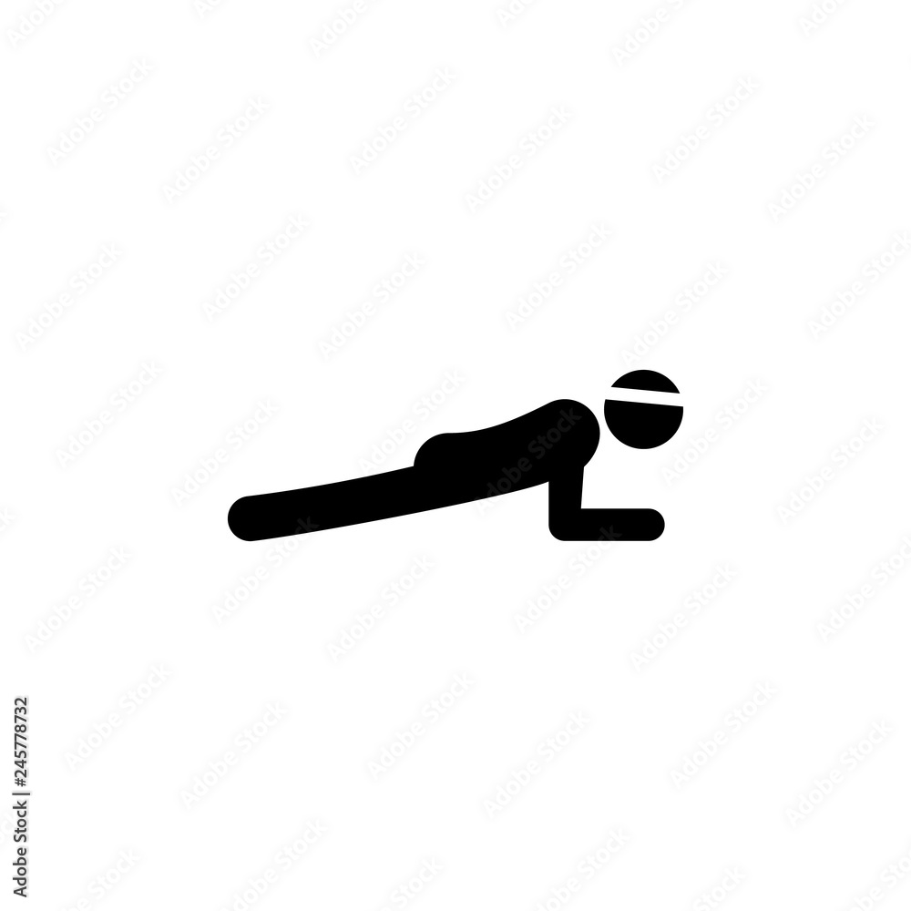 fitness, plank icon. Element of fitness illustration. Signs and symbols icon can be used for web, logo, mobile app, UI, UX fitness, plank icon. Element of fitness illustration. Signs and symbols icon can be used for web, logo, mobile app, UI, UX