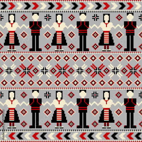 Decorative background with traditional ornament