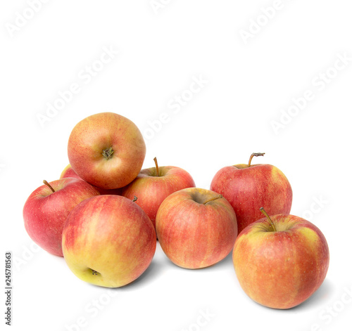 Wallpaper Mural  fruit red apples on a white background Torontodigital.ca