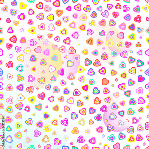 Background with Hearts or Love Pattern for Valentines day