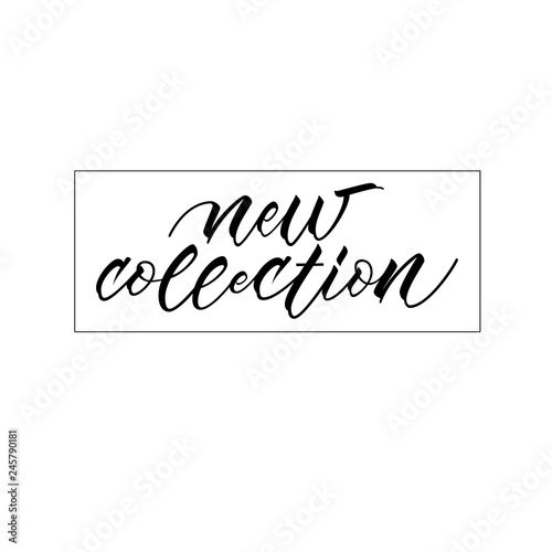 Lettering new collection drow by brushpen
