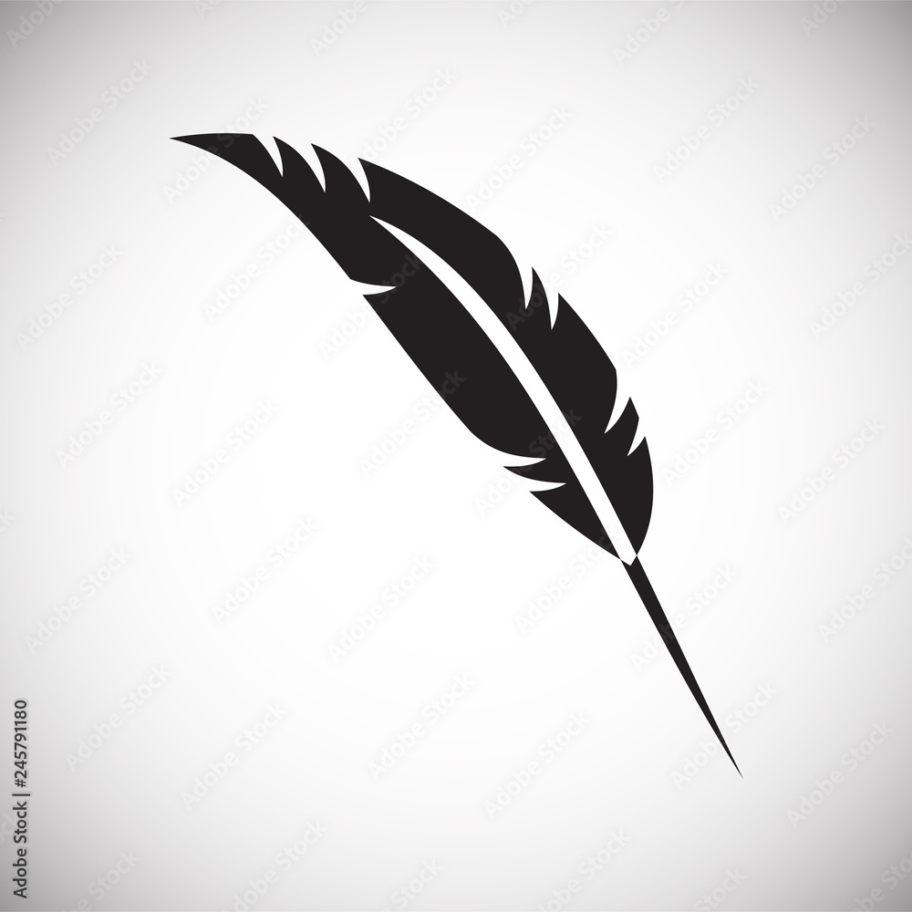 Feather icons set on white background for graphic and web design, Modern simple vector sign. Internet concept. Trendy symbol for website design web button or mobile app Feather icons set on white background for graphic and web design, Modern simple vector sign. Internet concept. Trendy symbol for website design web button or mobile app