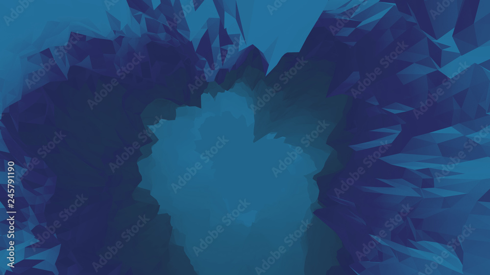 Obraz premium Background from polygons. With shadows and light.