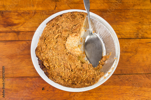 Serving Apple Struesel Crumb Pie photo