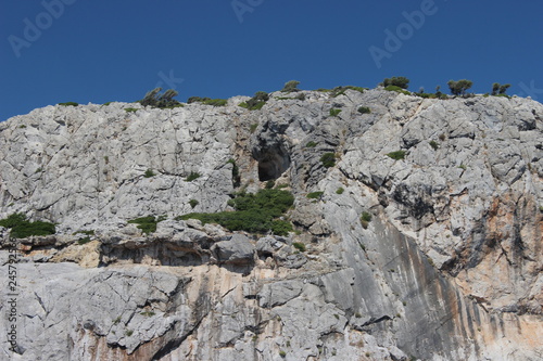 rock and sky