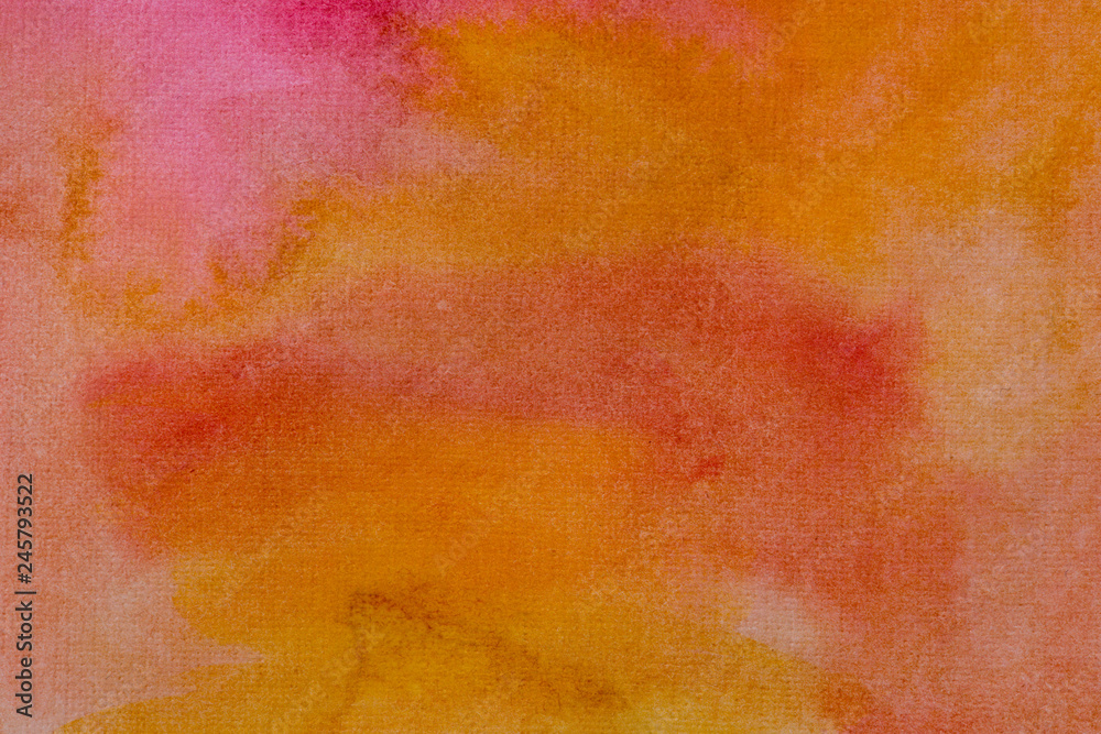 watercolor texture on paper red orange spots