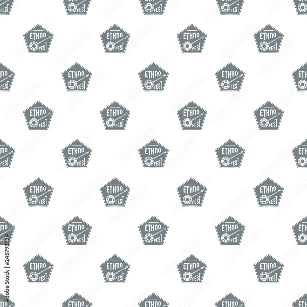 Banjo pattern vector seamless repeat for any web design
