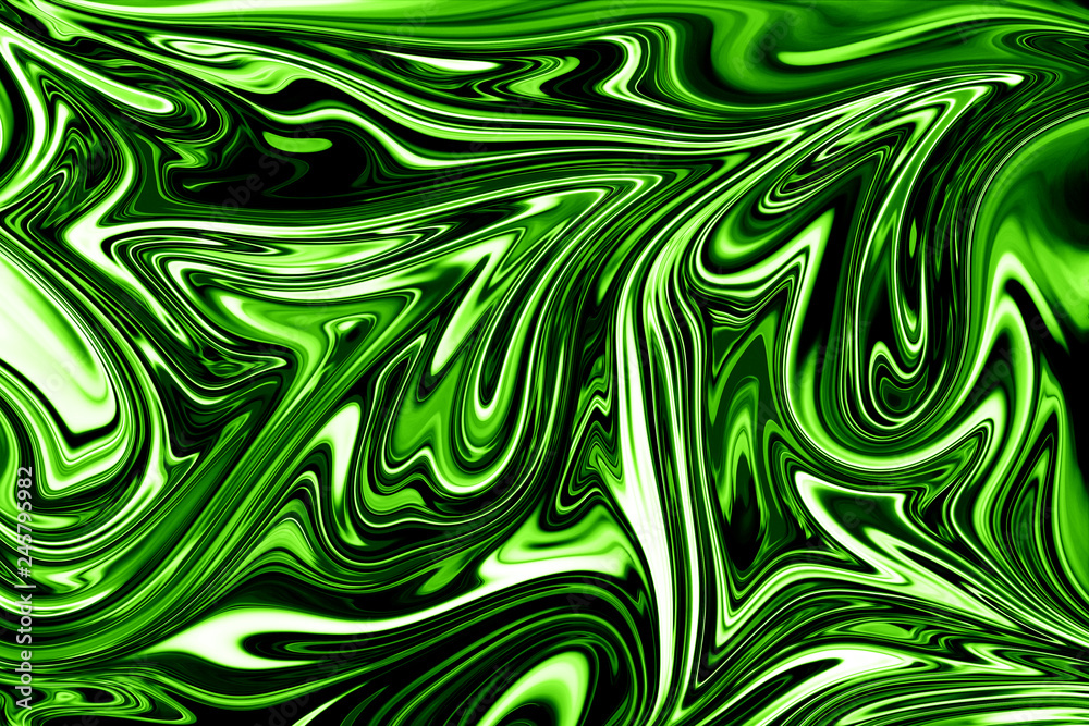 eSport background. Liquid Abstract Pattern With UFO Green And Black  Graphics Color Art Form. Digital Background With Liquid Poisonous Abstract  UFO Green Flow. Stock Illustration | Adobe Stock