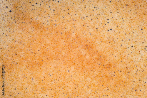 Картината върху платно Black coffee crema foam texture.