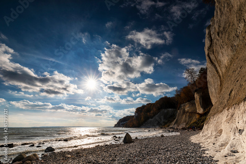 Kreidefelsen, Sassnitz, Insel Ruegen, Mecklenburg-Vorpommern, Deutschland