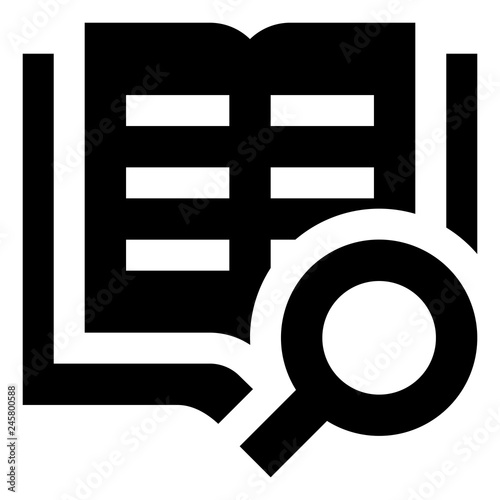 Foto Academic Research Vector Icon.eps