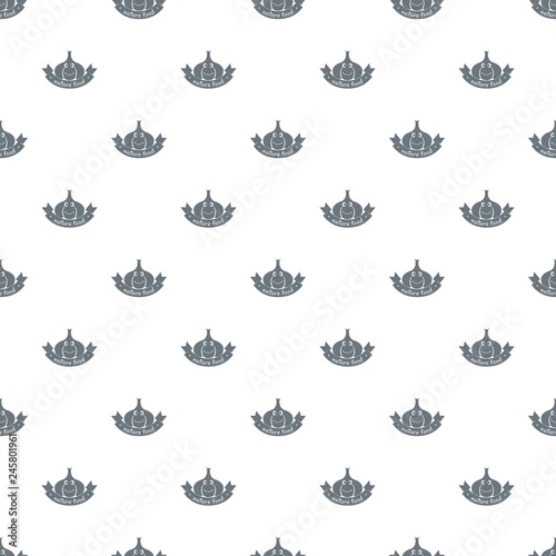 Garlic pattern vector seamless repeat for any web design