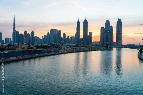 Dubai skyline view 2019, united arabic emirates © Artofinnovation