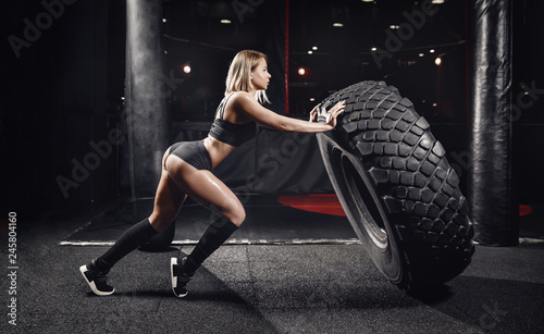 Obraz na plátně Workout fitness concept