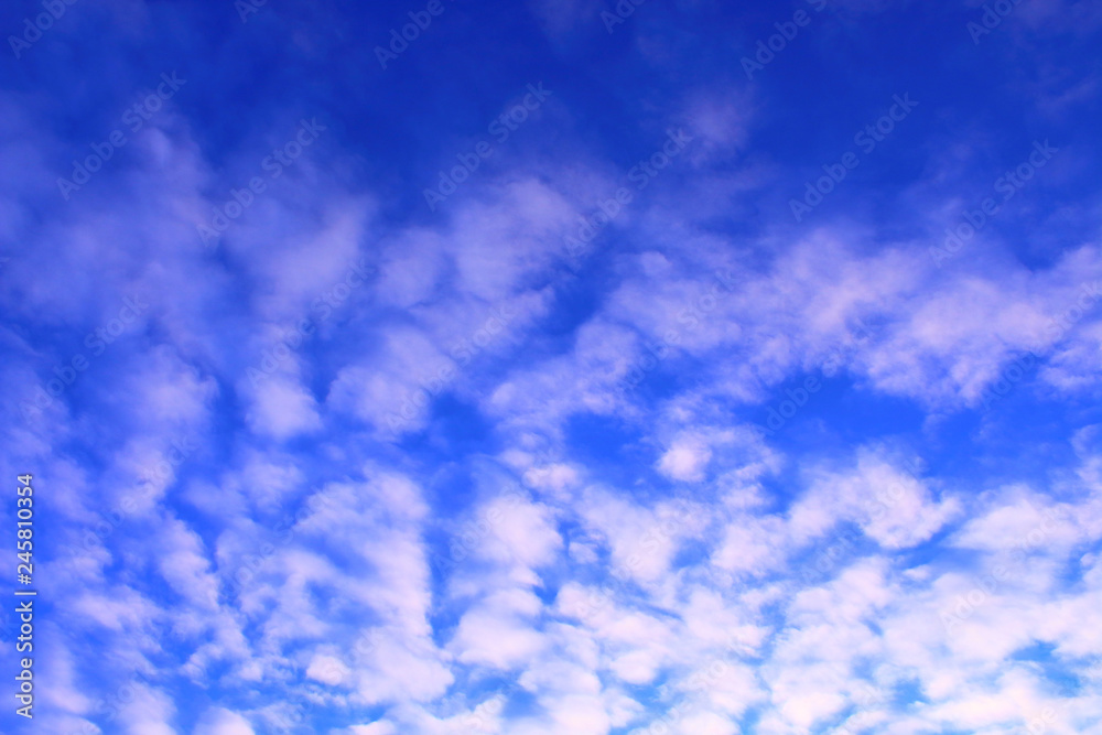 Beautiful cirrus clouds and blue sky. Background. Landscape. Beautiful cirrus clouds and blue sky. Background. Landscape.