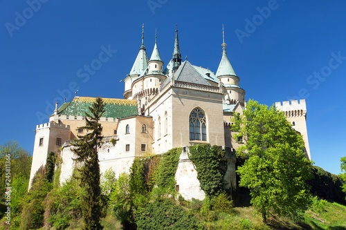 Bojnice castle near Prievidza town, Slovakia, Europe