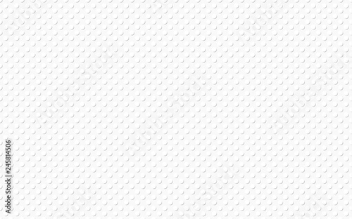 White background is an illusion of bump and relief, like plastic. Seamleess vector pattern.