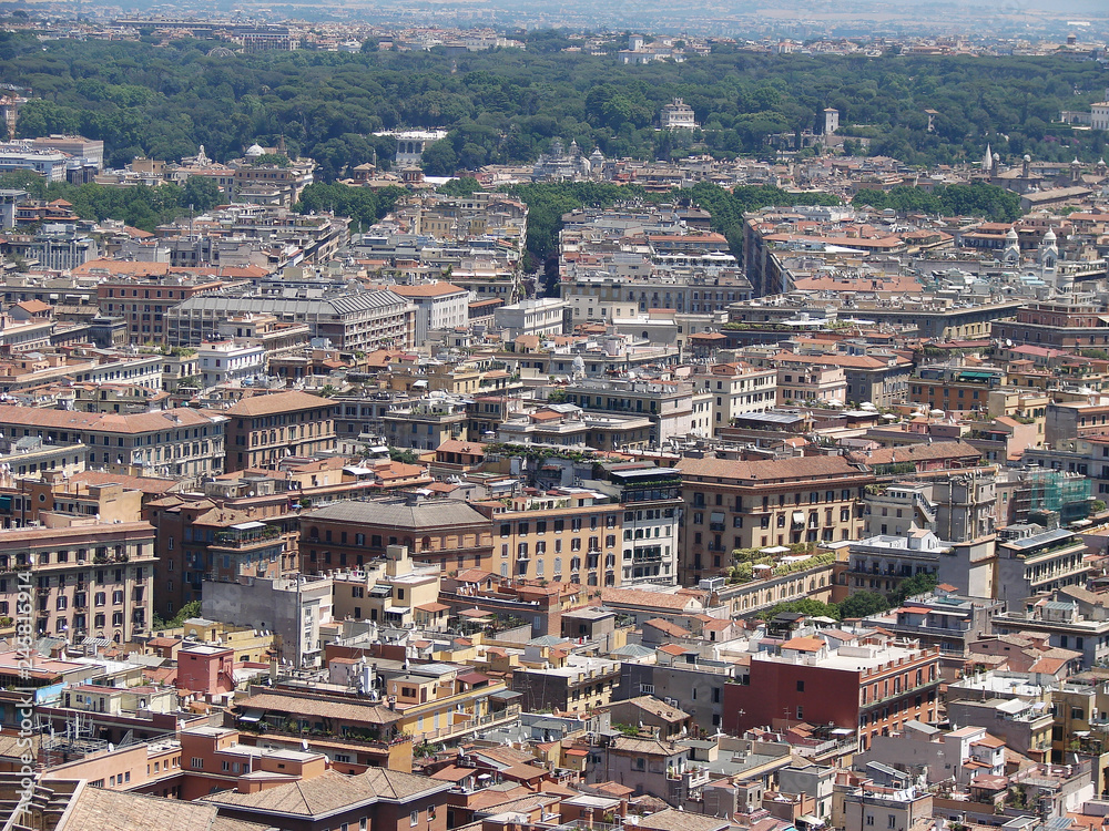 Rome, Italy look from above