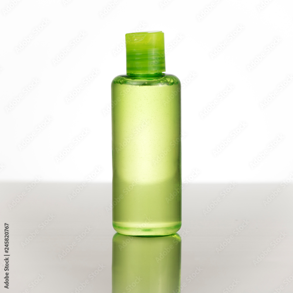 Isolated Green Bottle