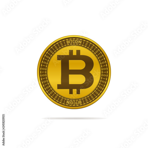 Bitcoin icon, currency symbol