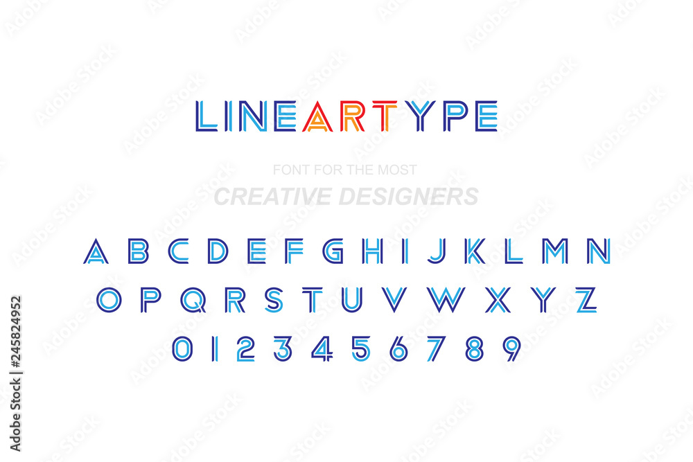 Illustration of Alphabet