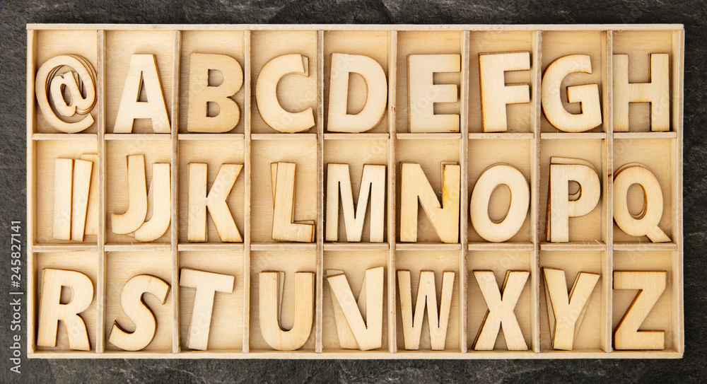Wooden Toy letters