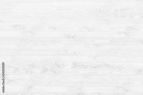 White wood texture background top view. Light wooden surface backdrop.