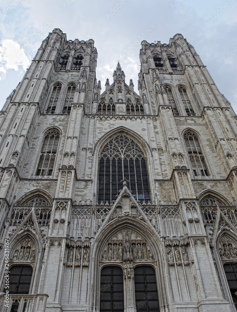Fototapeta premium The beautiful Gothic cathedral St. Michael 